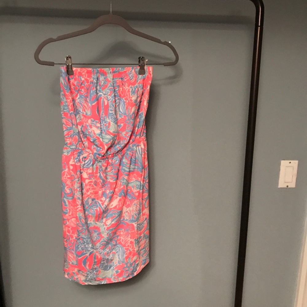 Lilly Pulitzer off the shoulder dress/cover-up